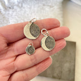 Reticulated Moon Talisman Necklace