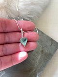 Point Aquamarine Charm Necklace