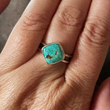 Turquoise Wide Band Ring