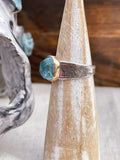 Aquamarine Rough Ring