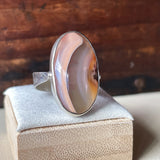 Peach Agate Ring