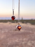 Diamond Garnet Necklace