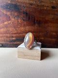 Peach Agate Ring