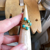 Turquoise Brass Ring