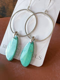 Turquoise Hoop Earrings