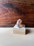 Peach Agate Ring