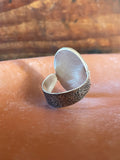 Peach Agate Ring