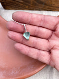 Point Aquamarine Charm Necklace