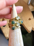 Moss Agate Ring