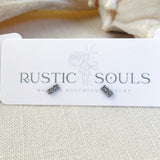 Reticulated Sterling Studs