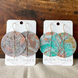 Patina Circle Earrings