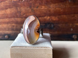 Peach Agate Ring